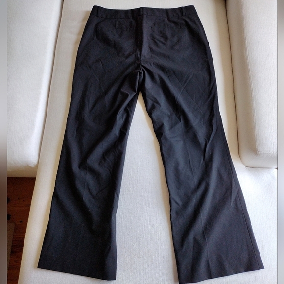 NWT Banana Republic Black Martin-Fit Lightweight Straight Leg Pants Women's 14S - Picture 2 of 7